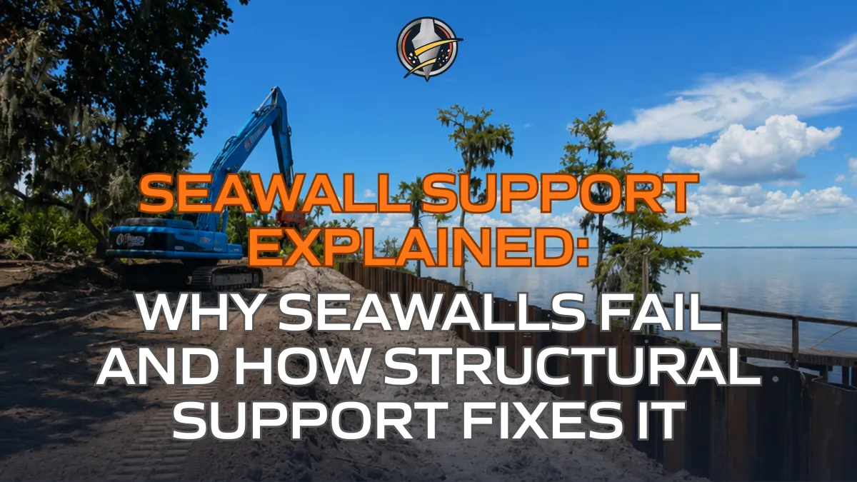 Seawall Support Explained: Why Seawalls Fail and How Structural Support Fixes It