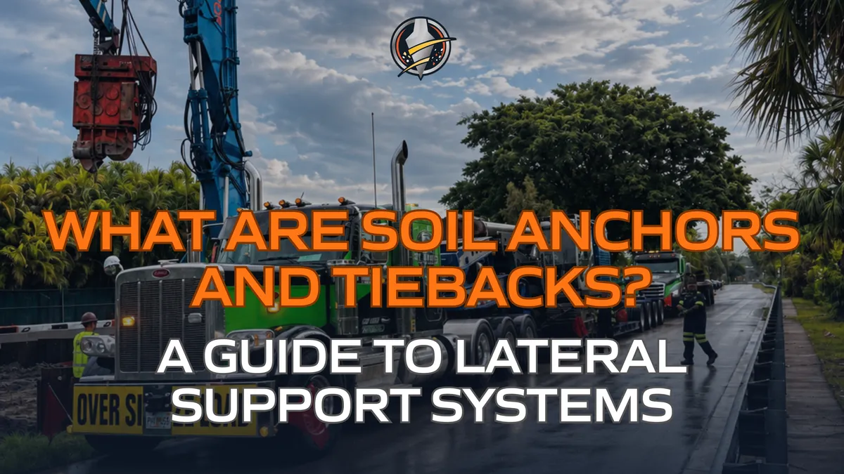 What Are Soil Anchors and Tiebacks? A Guide to Lateral Support Systems