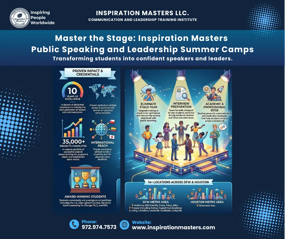 Public Speaking and Leadership Summer Camps
