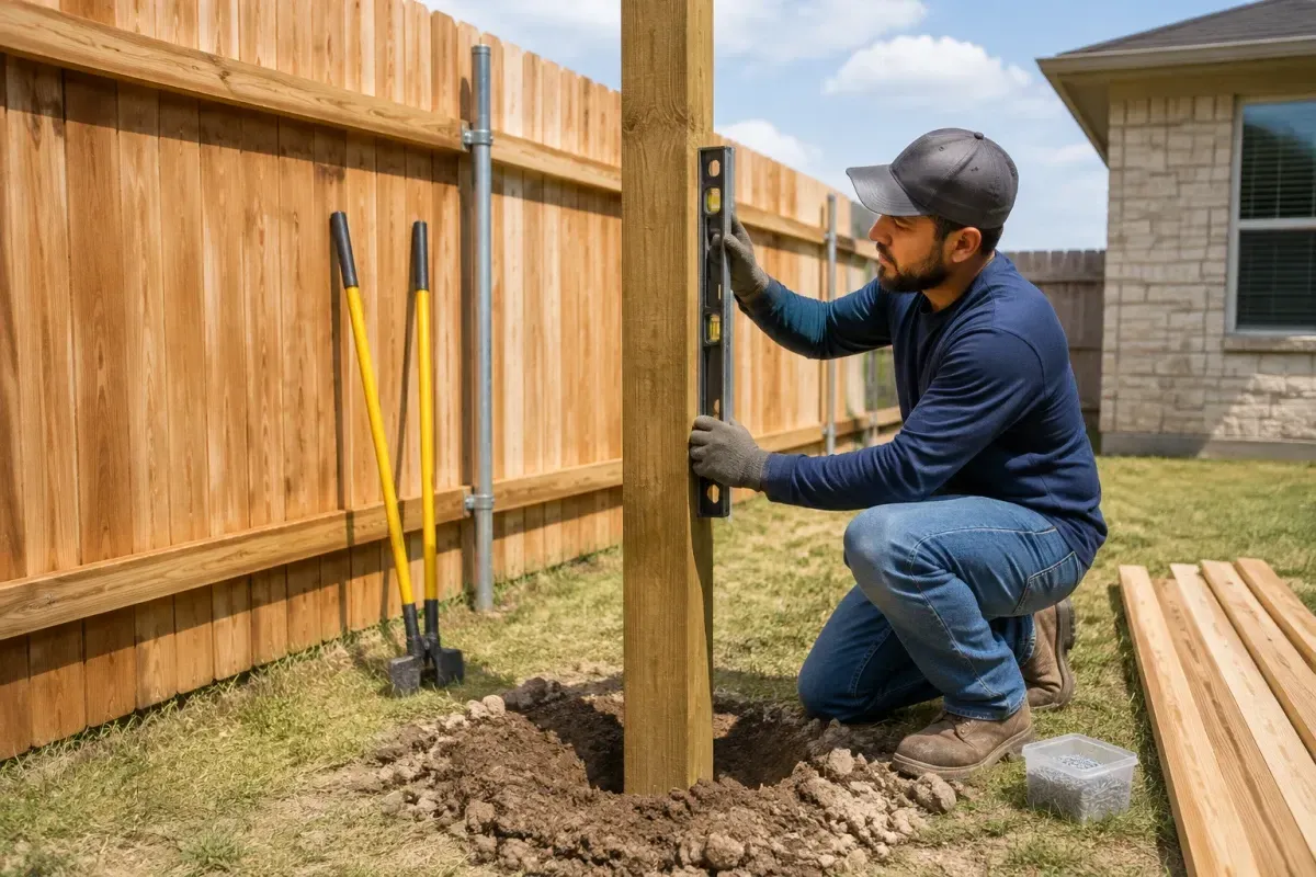 Alamo Heights Fence Installation