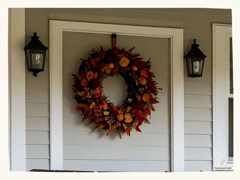 Colorful fall Wreath