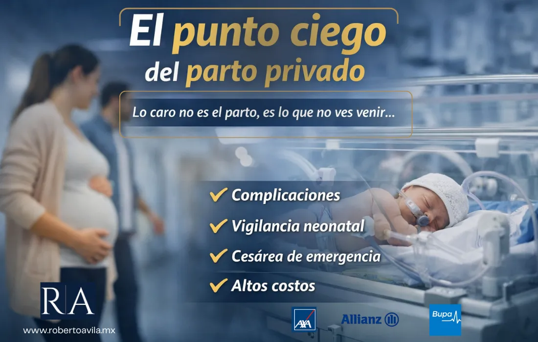 seguro de gastos médicos embarazo, hospital privado, complicaciones embarazo, deducible y coaseguro, red hospitalaria, bebé recién nacido asegurado, ayuda por maternidad