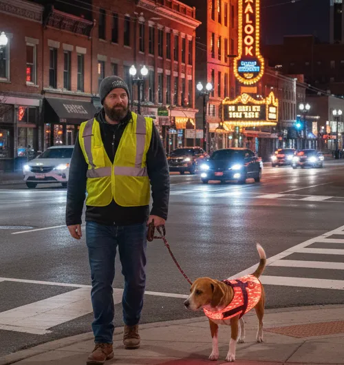 Light Up Dog Vest | Buy LED Dog Vest