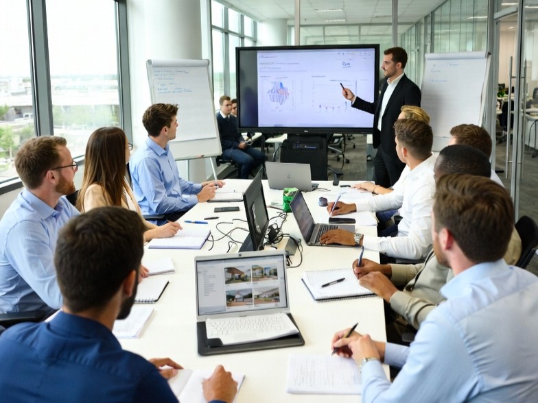 A leadership training for real state experts that offers properties and facilities