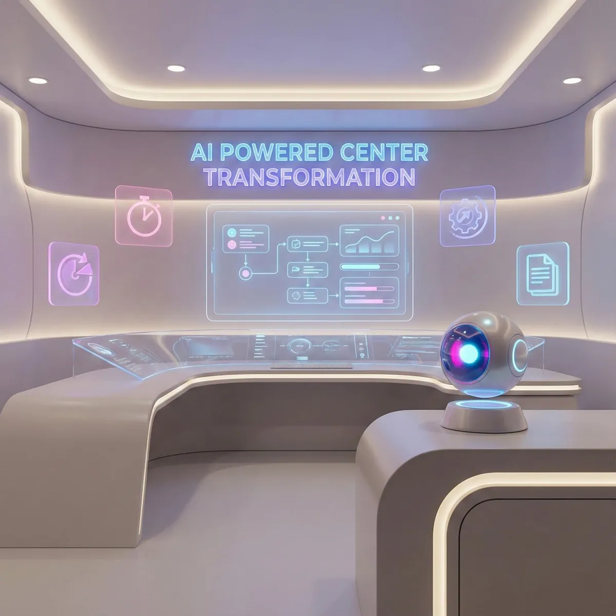 Daycare teacher guiding toddlers in classroom using AI lesson plans