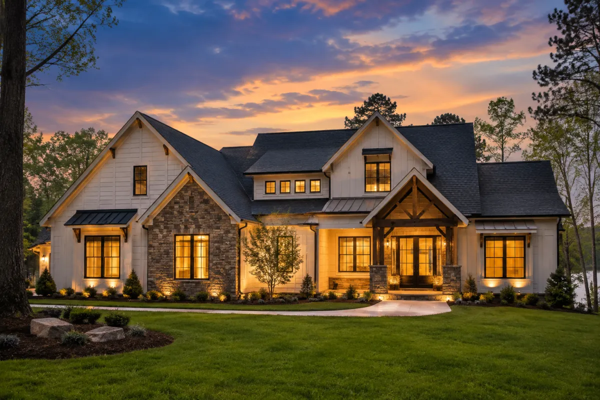 Custom home built near Badin Lake NC by Badin Lake Builders