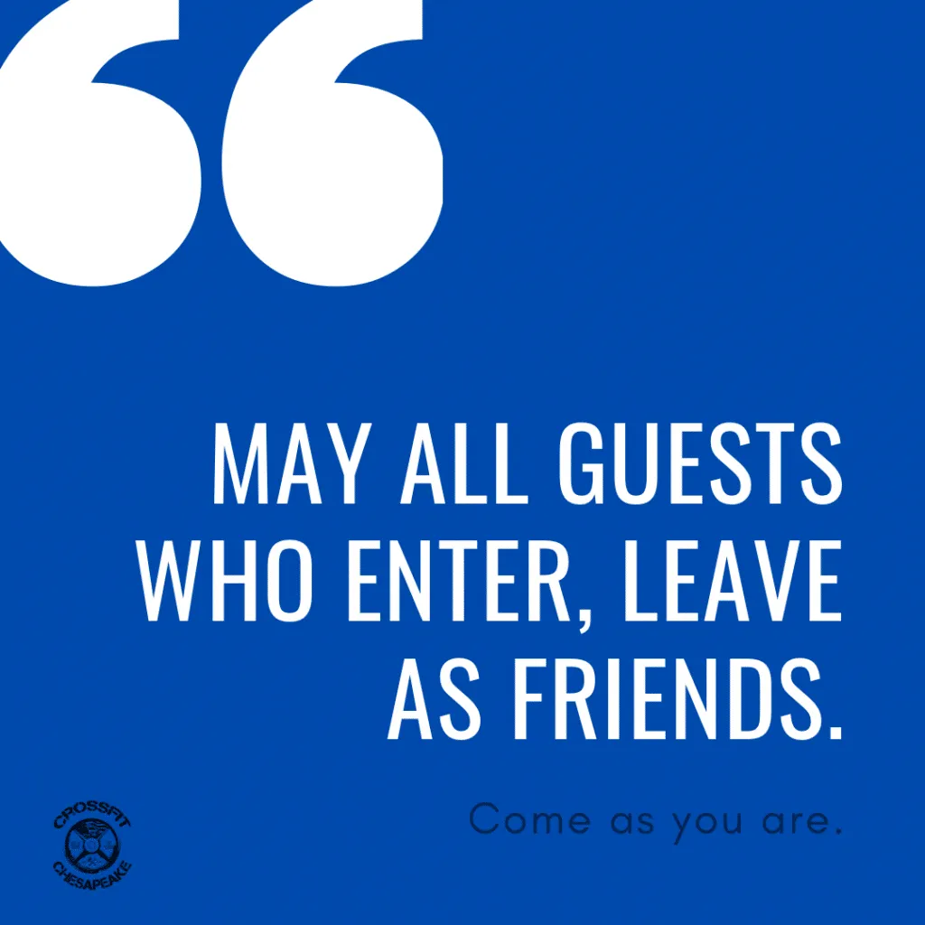 Come as you are