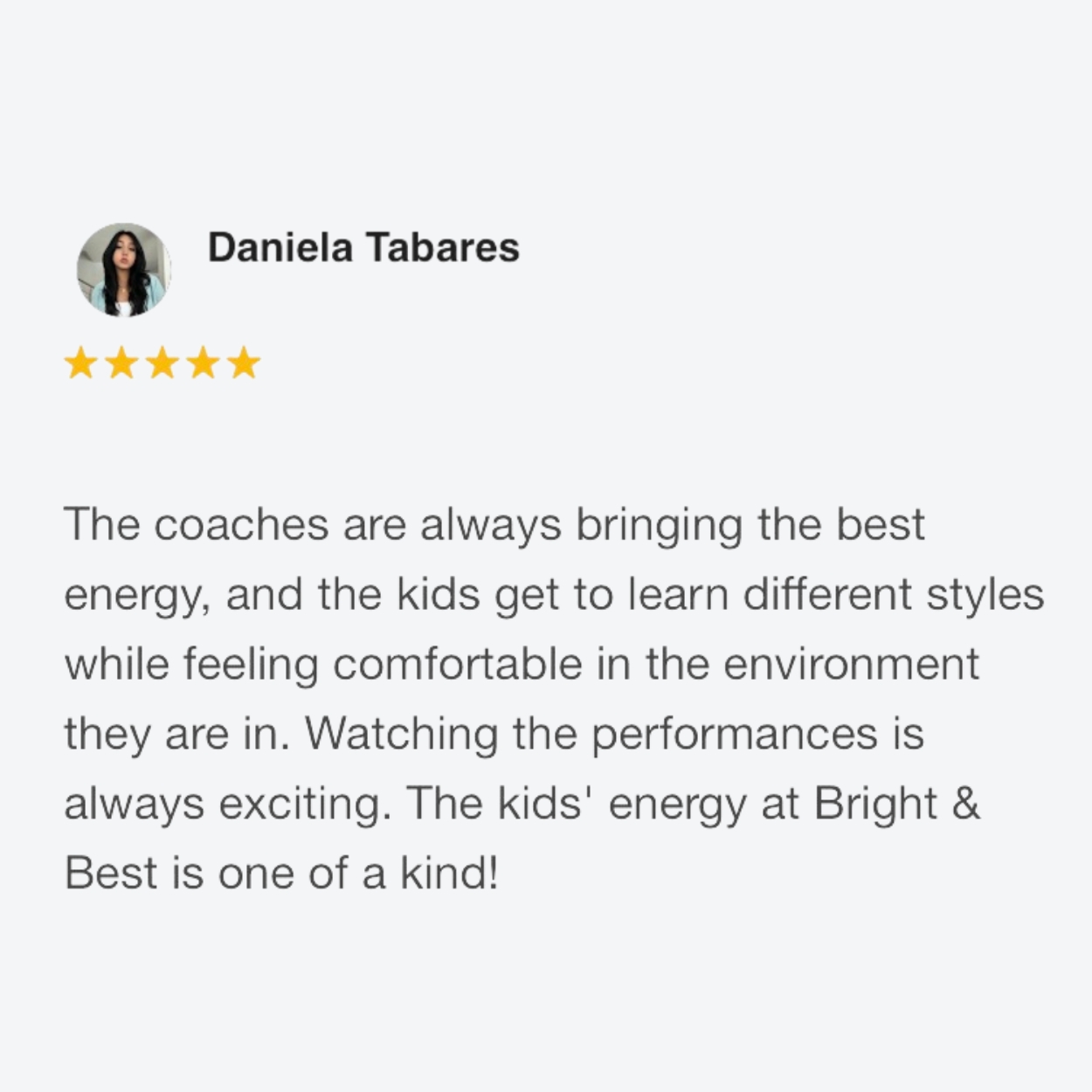 Review for Rahway's Bright & Best Dance
