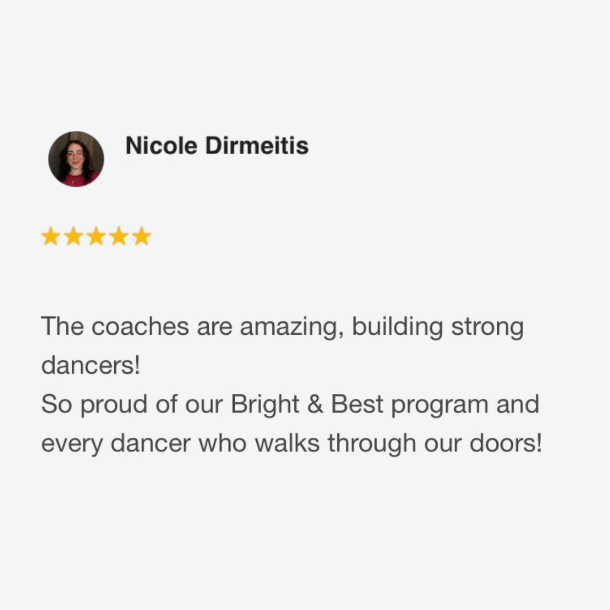 Review for Rahway's Bright & Best Dance