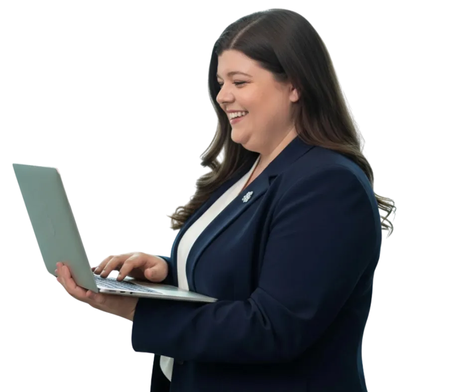 Jessica Wade YWAIT CEO and Founder showing how to increase sales with YWAIT AI team