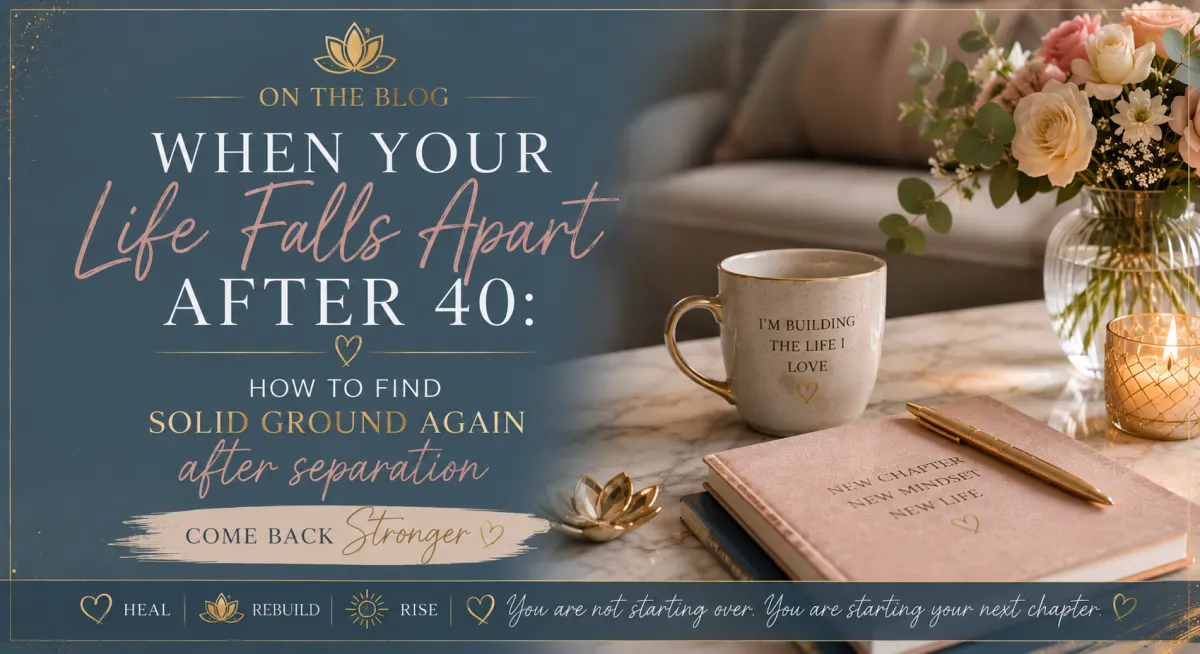 When your life falls apart after 40: how to find solid ground again after separation