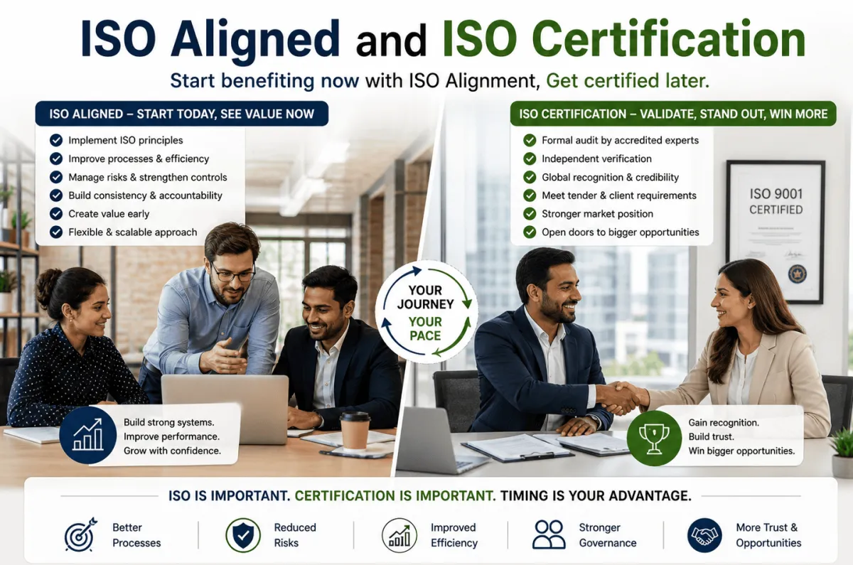 ISO Aligned and ISO-Certified