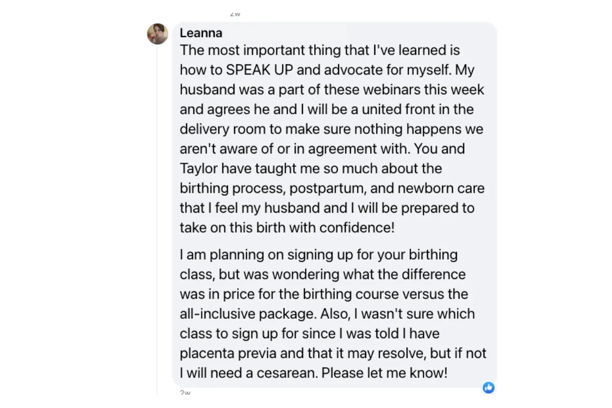 labor nurse mama pregnancy childbirth education online birth class trish ware rn