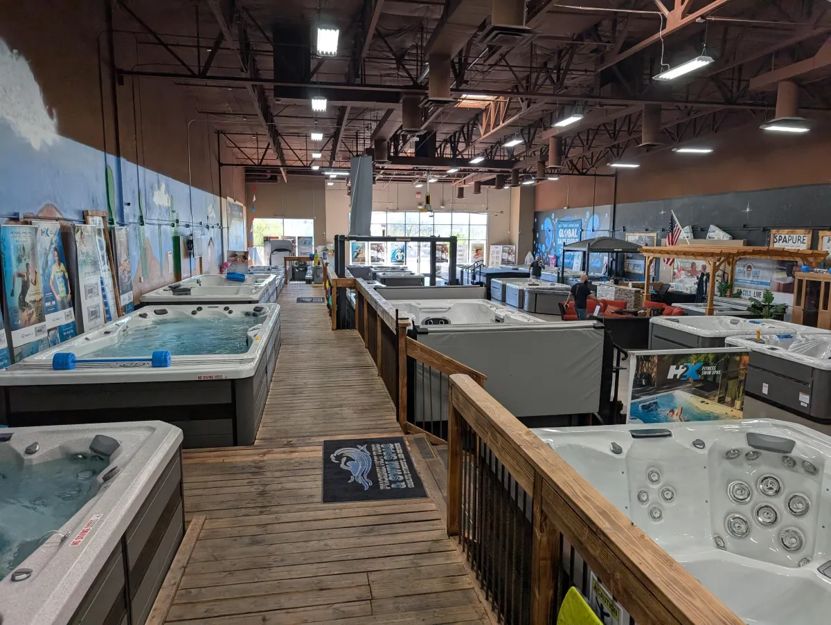 Jacuzzi Hot Tubs of Calgary Showroom