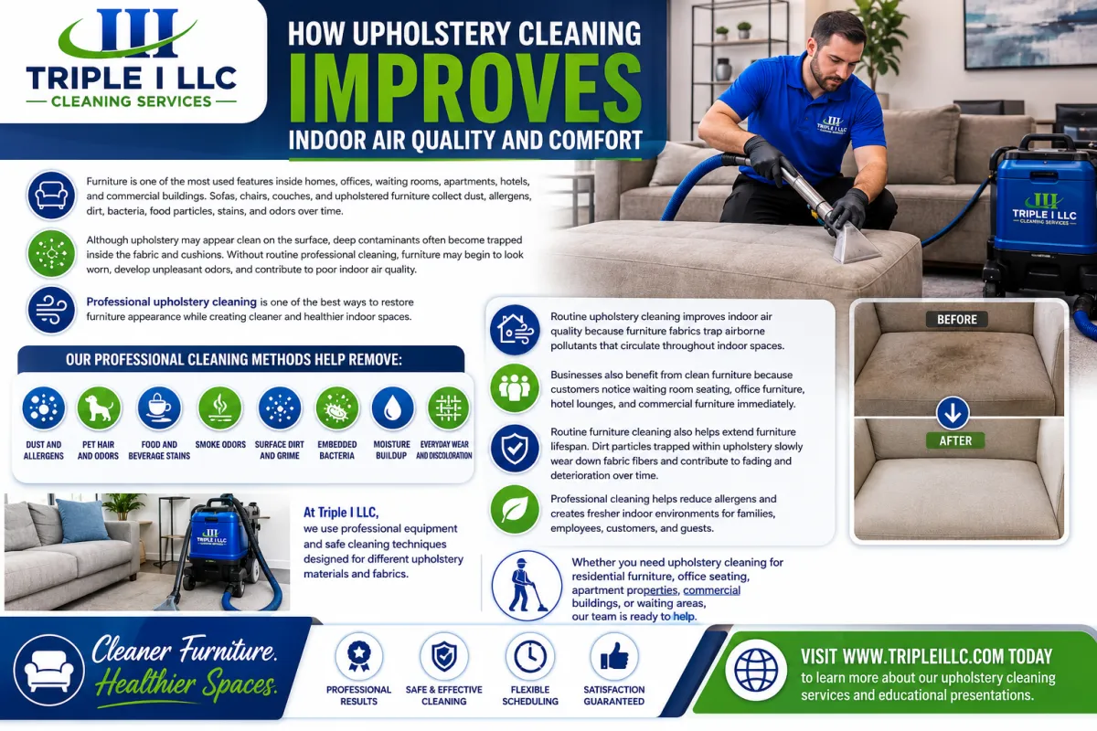 How Upholstery Cleaning Improves Indoor Air Quality and Comfort