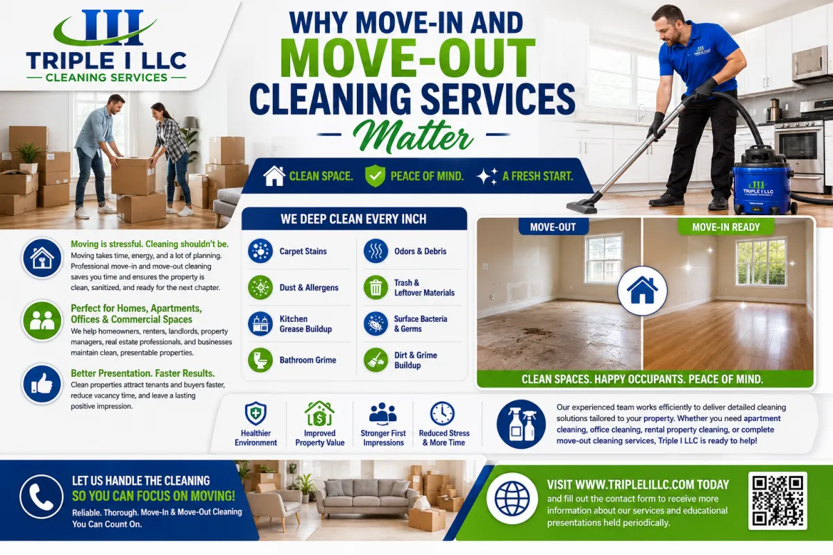 Why Move-In and Move-Out Cleaning Services Matter