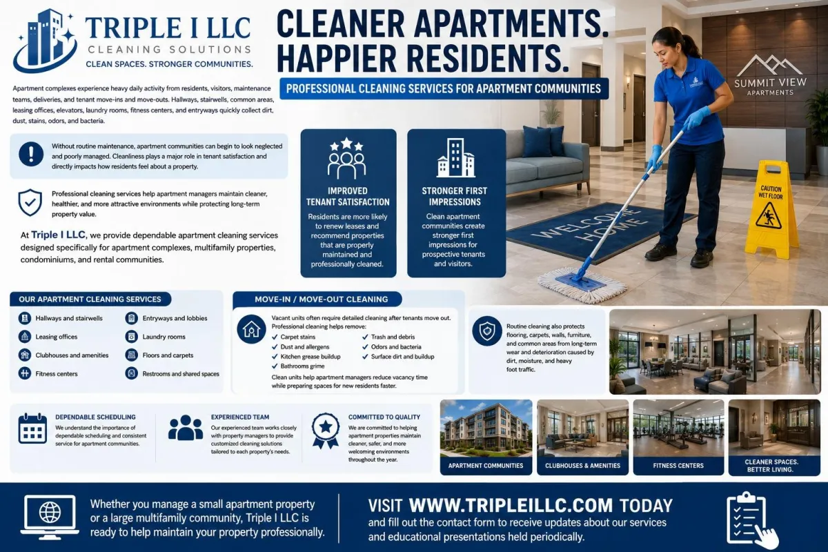  Why Apartment Complexes Need Routine Professional Cleaning