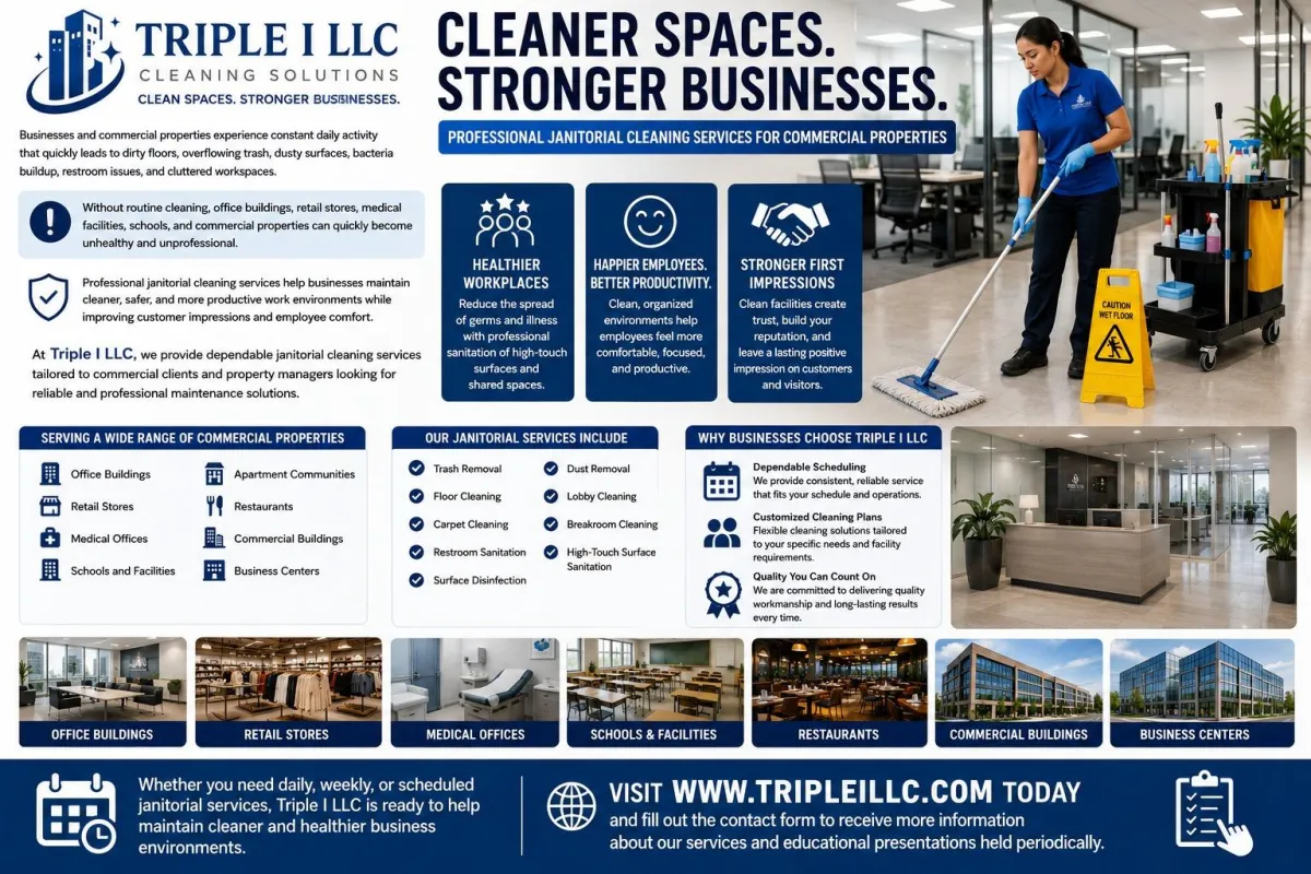 The Benefits of Routine Janitorial Cleaning Services
