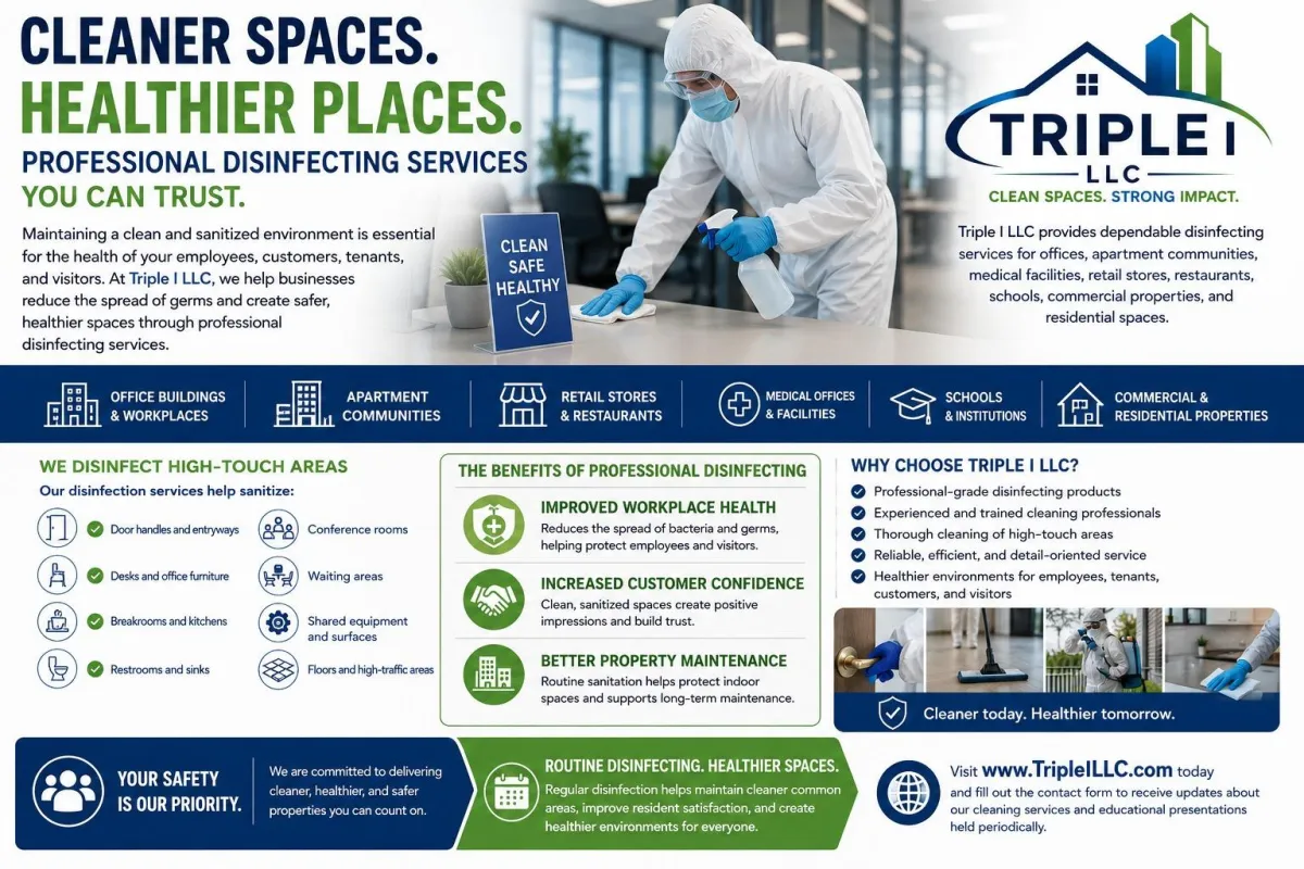 Why Professional Disinfecting Services Are Important for Businesses