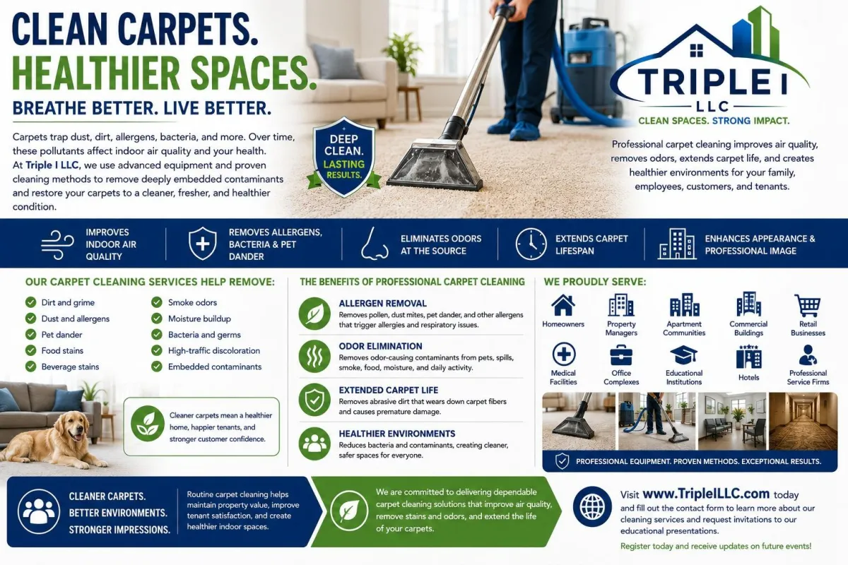 How Professional Carpet Cleaning Improves Indoor Air Quality and Creates Healthier Spaces