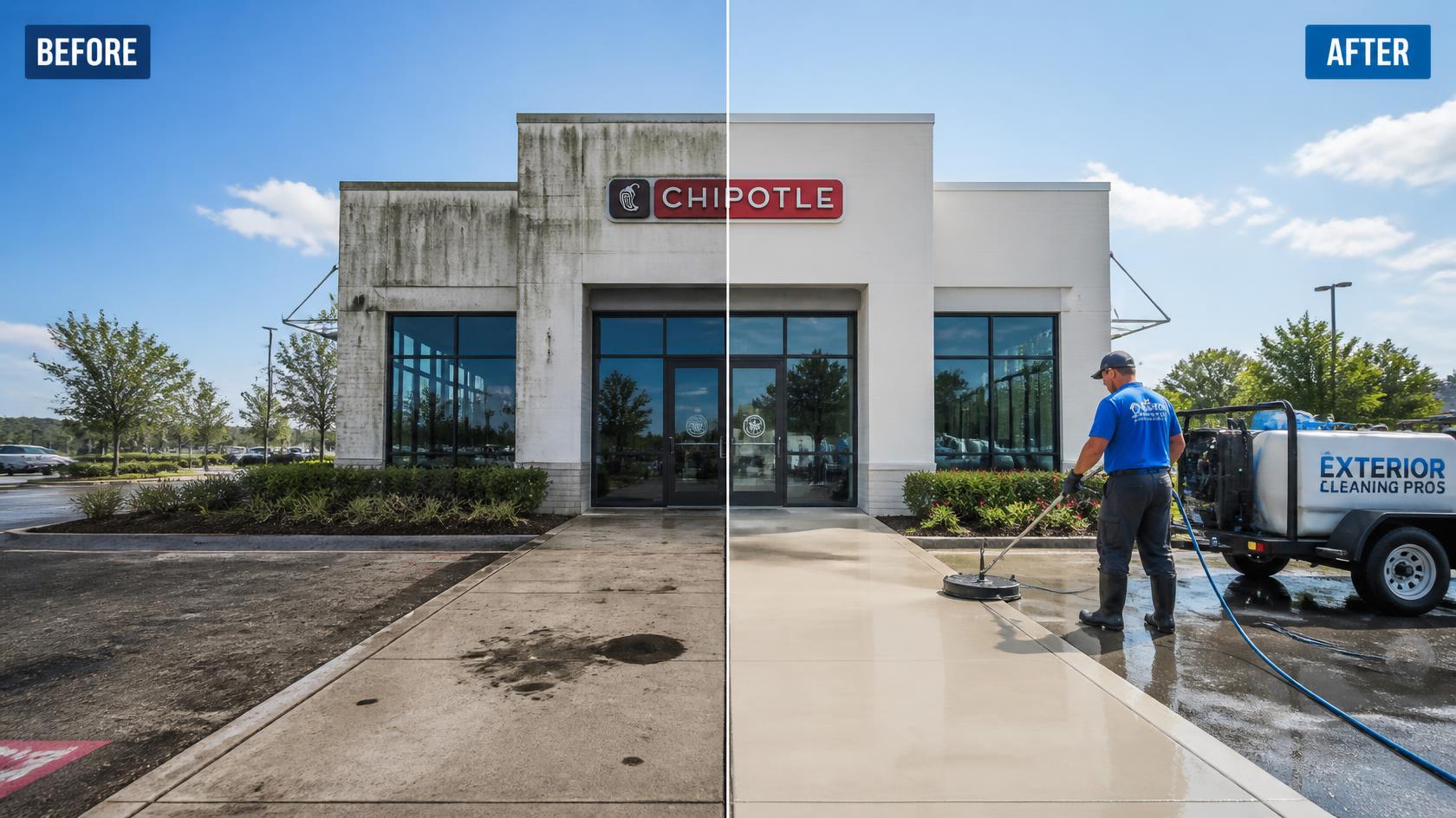 Why Businesses Need Professional Pressure Washing to Make a Powerful First Impression