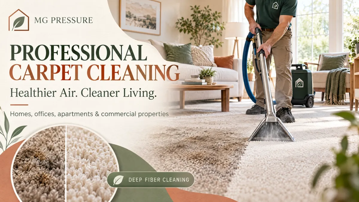 How Professional Carpet Cleaning Improves Indoor Air Quality and Creates Healthier Spaces