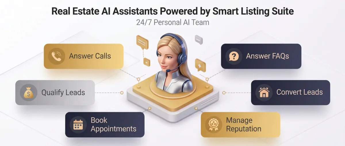 real estate ai assistants powered by smart listing suite 247 Personal AI Team