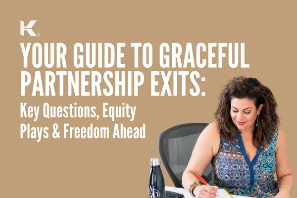 Graceful Partnership Exits: Key Questions, Equity Plays & Freedom Ahead