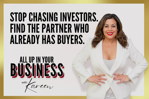 Stop Chasing Investors. Find the Partner Who Already Has Buyers.