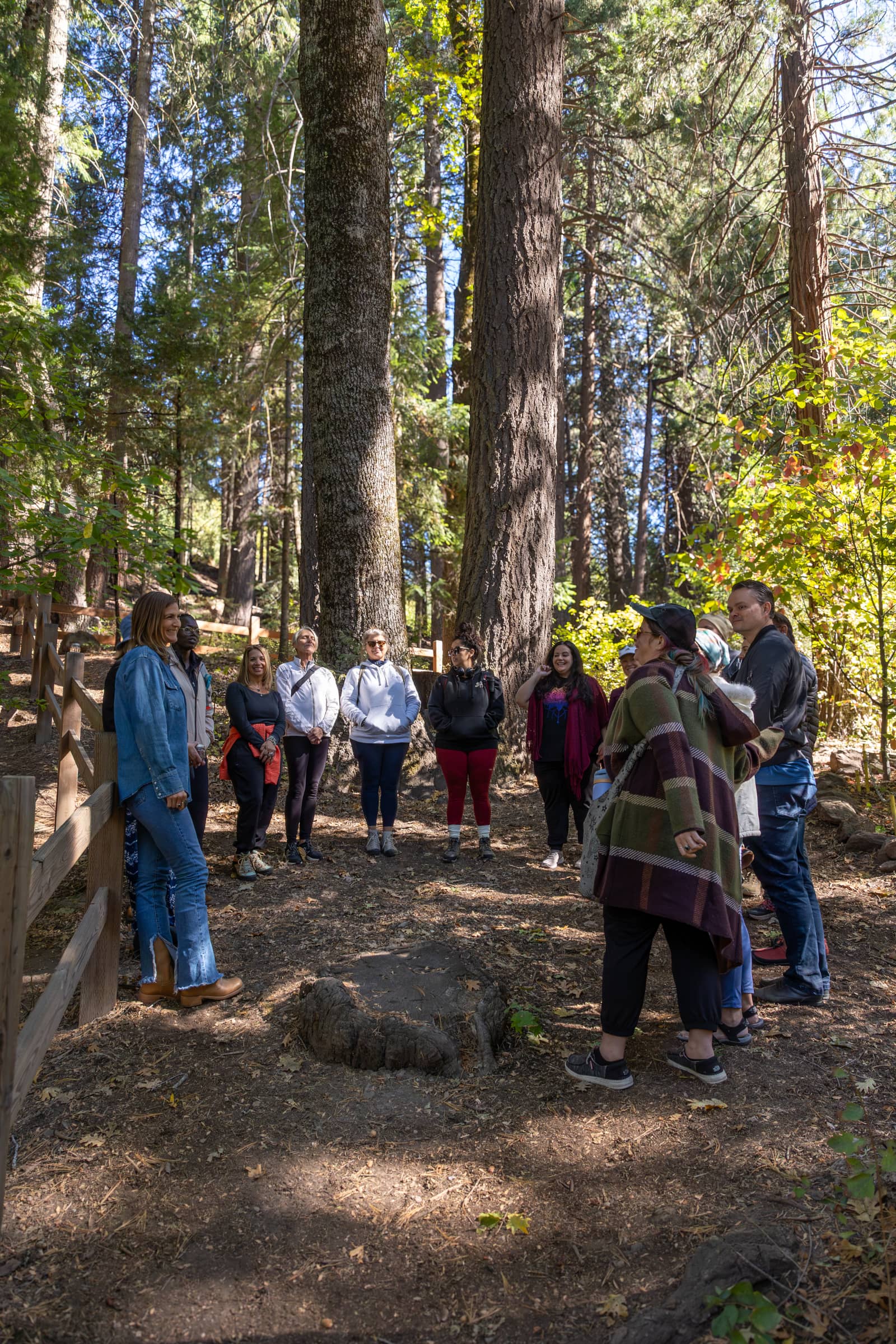 Women hiking scenic trails in Alaska as part of a transformational wellness retreat.