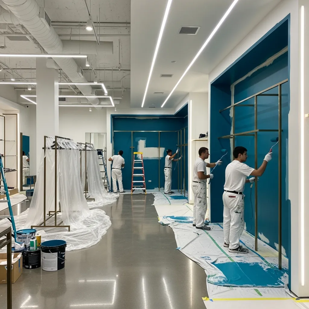 Brick and stucco exterior painting on two-story Katy TX home