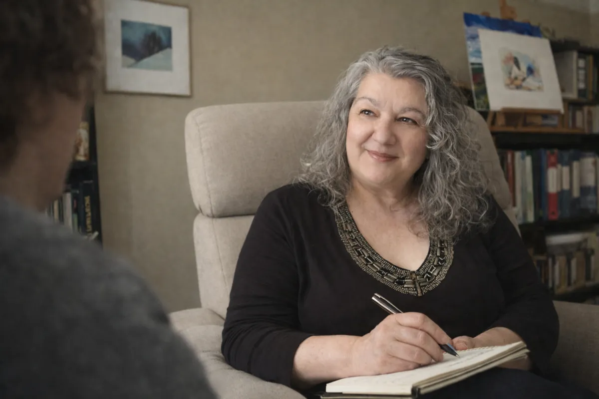 Professional portrait of Vicky Knee, life and mindset coach