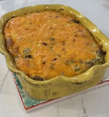 Cheddar Cheese Dill Pickle Casserole-Keto/GF