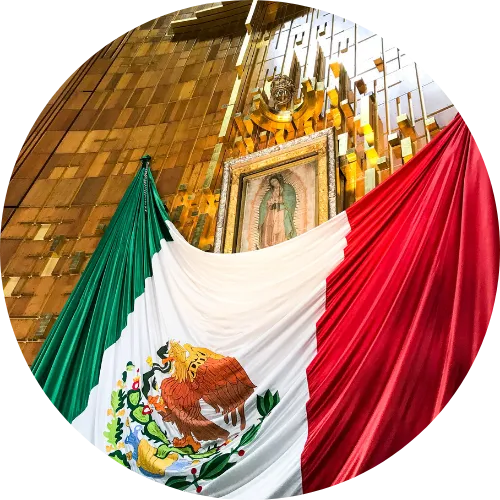 Mariachi honoring Día de la Virgen de Guadalupe in Orange County