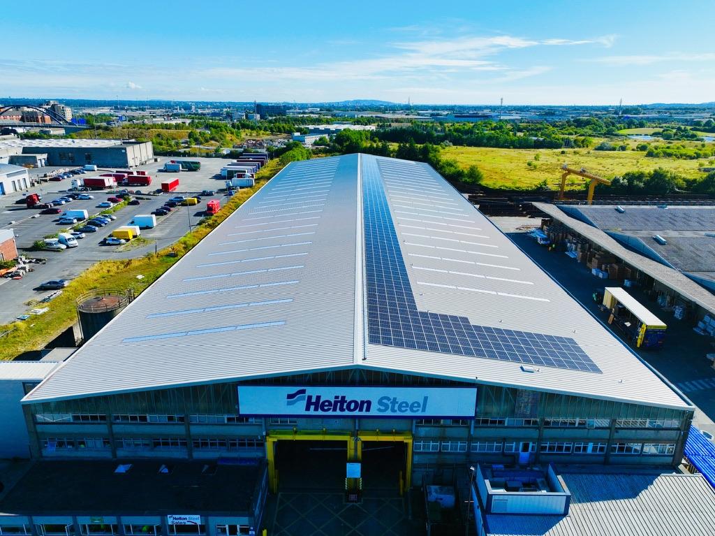 Heiton Steel commercial roofing project industrial scale installation