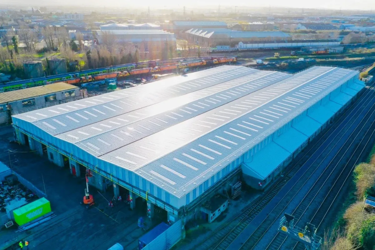 Corporate commercial facility equipped with modern access control and surveillance architecture