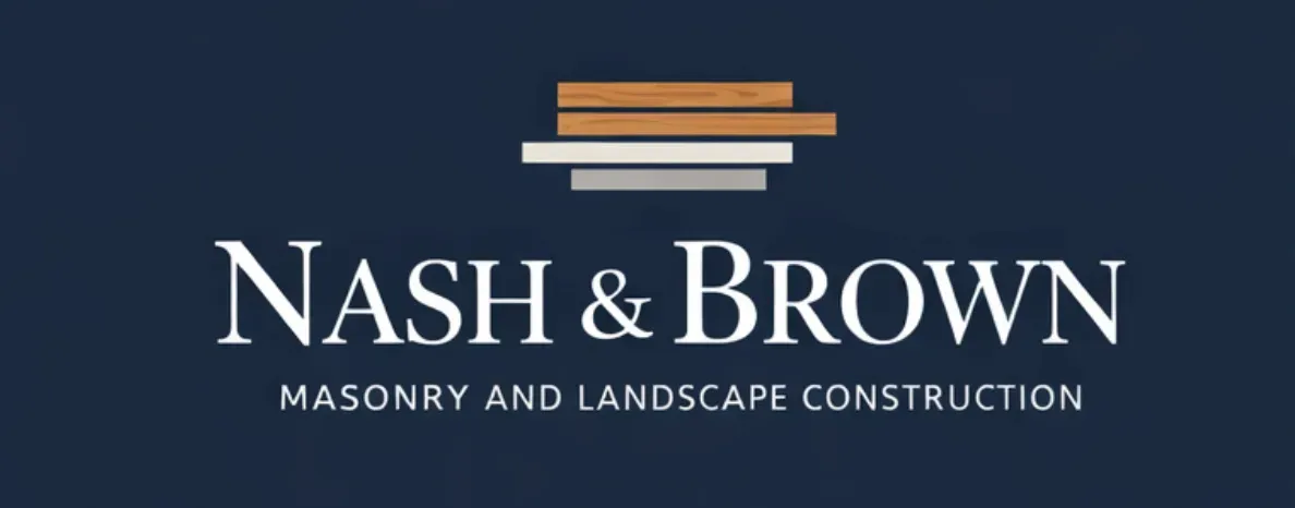 nash and brown masonry and landscape construction logo