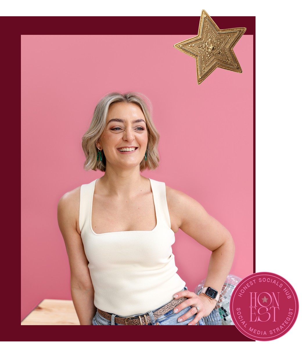 Holly Harsanyi, Perth social media strategist and coach, founder of Honest Socials Hub