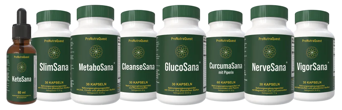 SlimSana Product Bottles