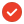 Red background tick icon