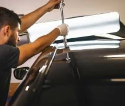 vehicle hail repair in Collinsville