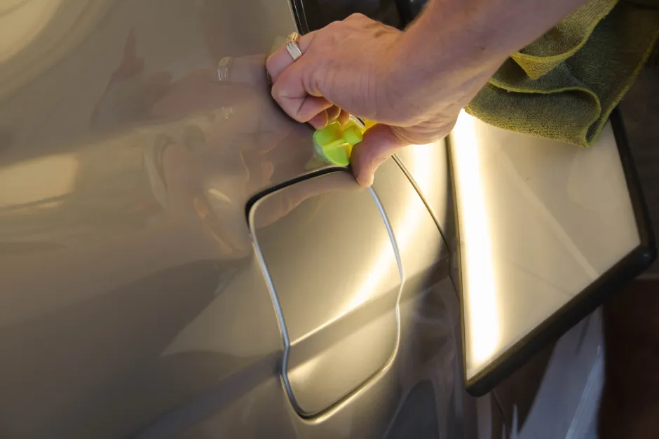 automotive hail repair shop