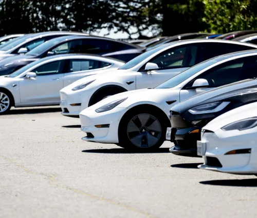 Tesla aluminum dent removal