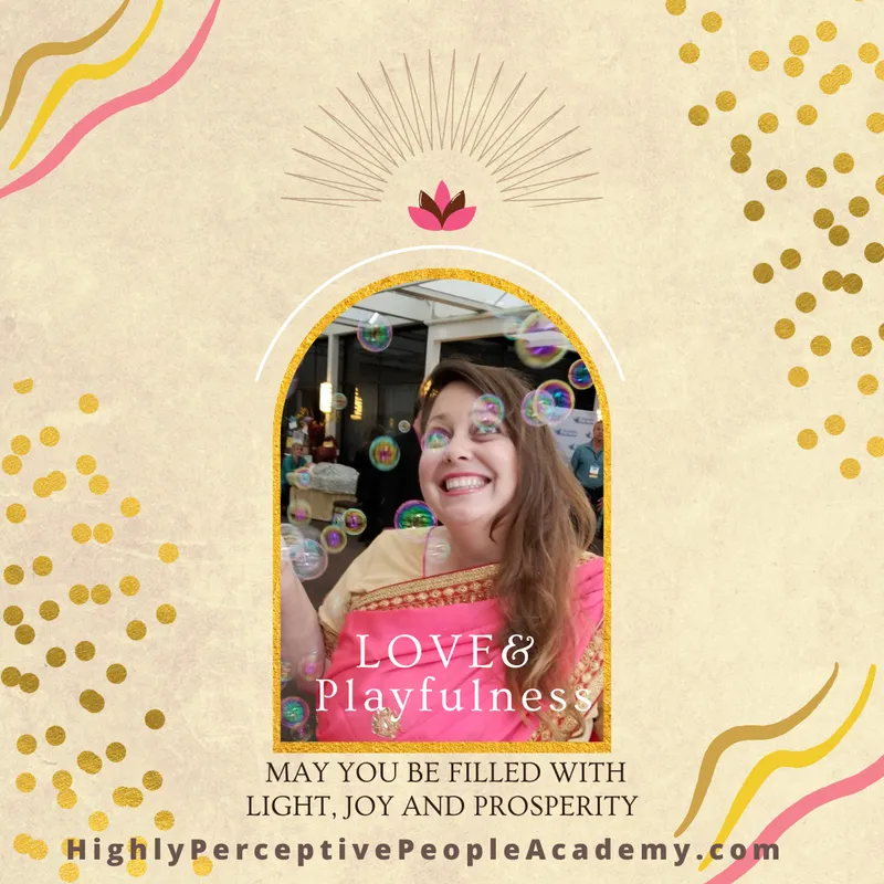 Love & Playfulness. May you be filled with light, joy & prosperity. Image of Tiffany Cano