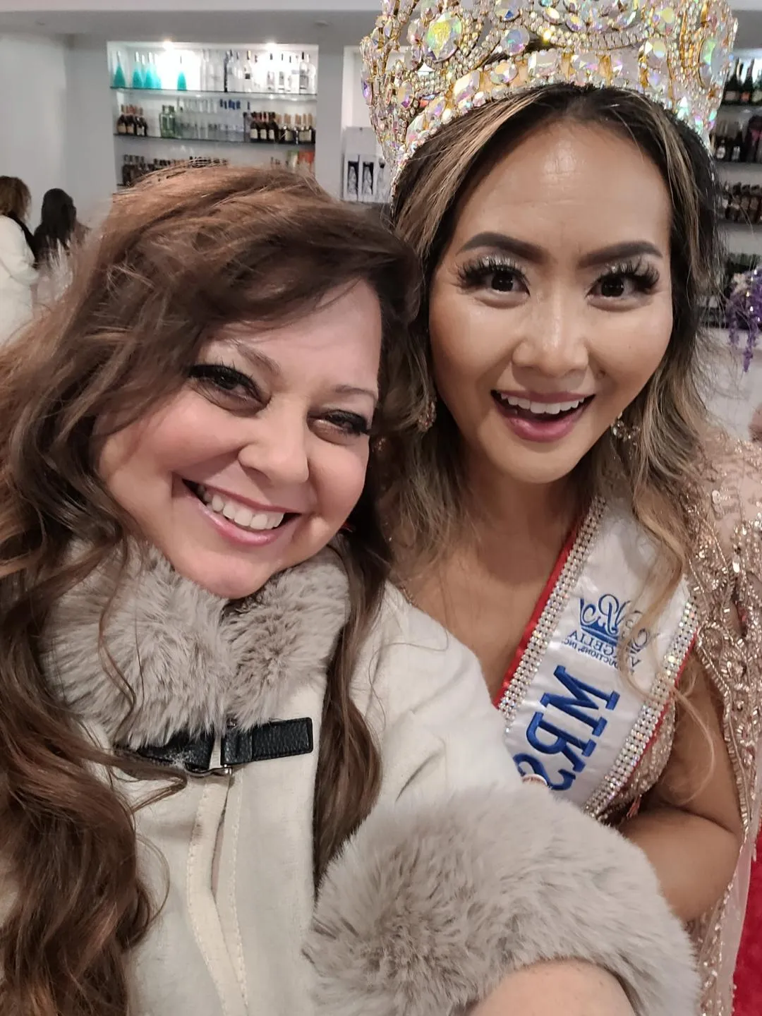 Angela Kung and Tiffany Cano at Angela Queen Ball