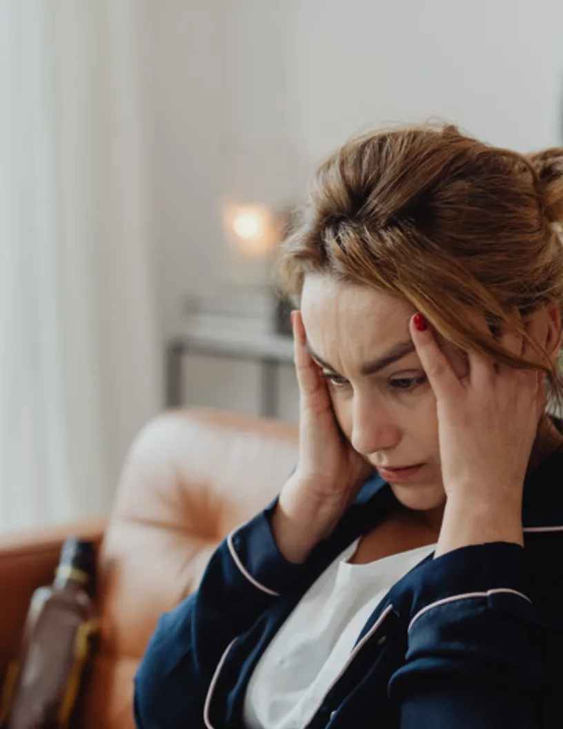 Serene lifestyle image depicting relief from central nervous system overstimulation