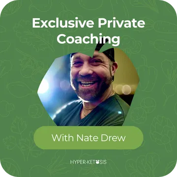 Smiling man with a beard, wearing a cap, representing Nate Drew’s exclusive private coaching in the Hyper-Ketosis program.