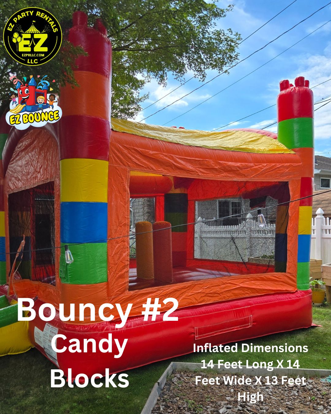 Bouncy #2 Candy Blocks Long Island