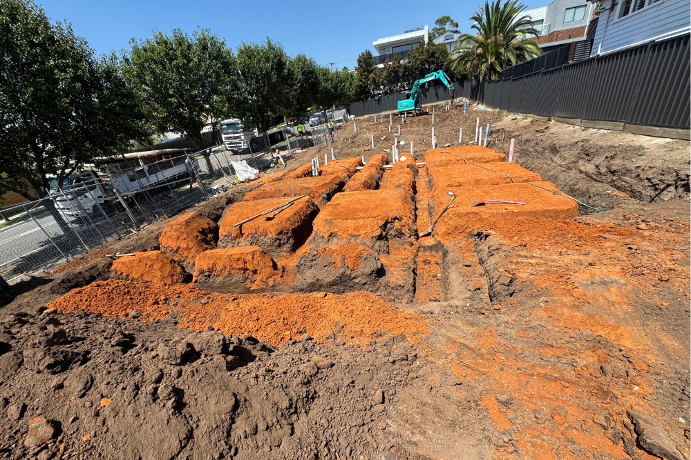 Footings in North-West Melbourne