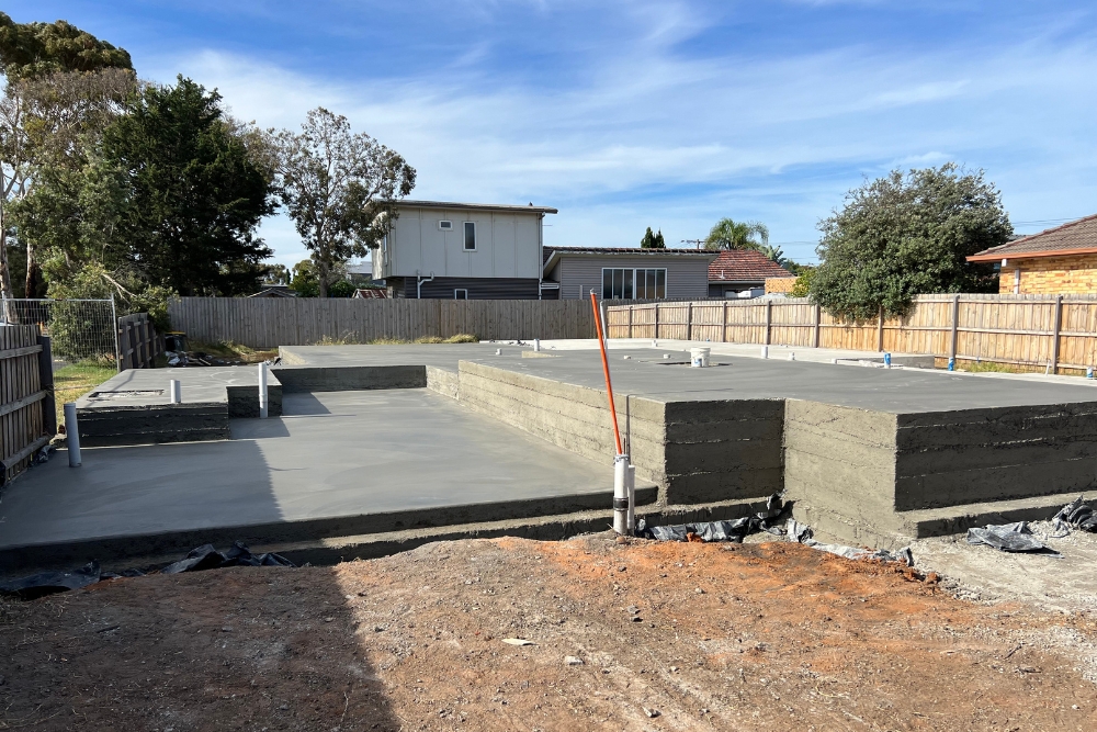 House Slabs in North-West Melbourne